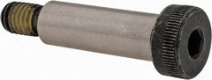 Value Collection - 1/2" Shoulder Diam x 1-1/2" Shoulder Length, 3/8-16 UNC, Hex Socket Shoulder Screw - 4140 Alloy Steel with Nylon Locking Patch, 5/16" Head Height x 3/4" Head Diam - Americas Industrial Supply