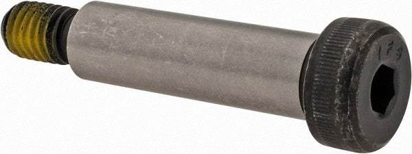 Value Collection - 1/2" Shoulder Diam x 1-3/4" Shoulder Length, 3/8-16 UNC, Hex Socket Shoulder Screw - 4140 Alloy Steel with Nylon Locking Patch, 5/16" Head Height x 3/4" Head Diam - Americas Industrial Supply