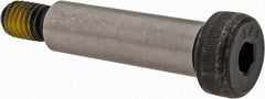 Value Collection - 1/2" Shoulder Diam x 1-3/4" Shoulder Length, 3/8-16 UNC, Hex Socket Shoulder Screw - 4140 Alloy Steel with Nylon Locking Patch, 5/16" Head Height x 3/4" Head Diam - Americas Industrial Supply