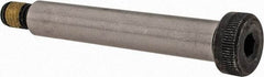 Value Collection - 1/2" Shoulder Diam x 3" Shoulder Length, 3/8-16 UNC, Hex Socket Shoulder Screw - 4140 Alloy Steel with Nylon Locking Patch, 5/16" Head Height x 3/4" Head Diam - Americas Industrial Supply