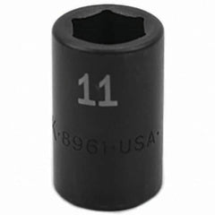 SK - Impact Socket - 3/8"DR 11MM IMPACT SOCKET - Americas Industrial Supply