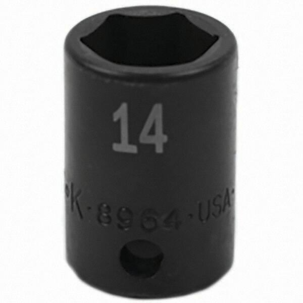 SK - Impact Socket - 3/8"DR 14MM IMPACT SOCKET - Americas Industrial Supply