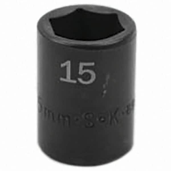 SK - Impact Socket - 3/8"DR 15MM IMPACT SOCKET - Americas Industrial Supply