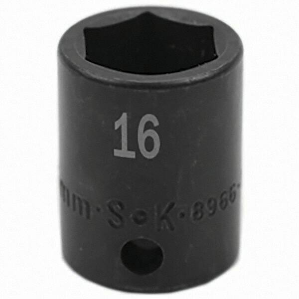SK - Impact Socket - 3/8"DR 16MM IMPACT SOCKET - Americas Industrial Supply