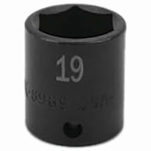 SK - Impact Socket - 3/8"DR 19MM IMPACT SOCKET - Americas Industrial Supply