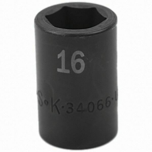 SK - Impact Socket - 1/2"DR 16MM IMPACT SOCKET - Americas Industrial Supply