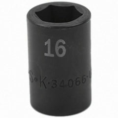 SK - Impact Socket - 1/2"DR 16MM IMPACT SOCKET - Americas Industrial Supply