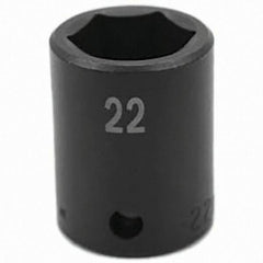 SK - Impact Socket - 1/2"DR 22MM IMPACT SOCKET - Americas Industrial Supply