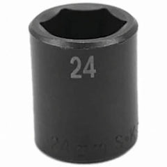 SK - Impact Socket - 1/2"DR 24MM IMPACT SOCKET - Americas Industrial Supply