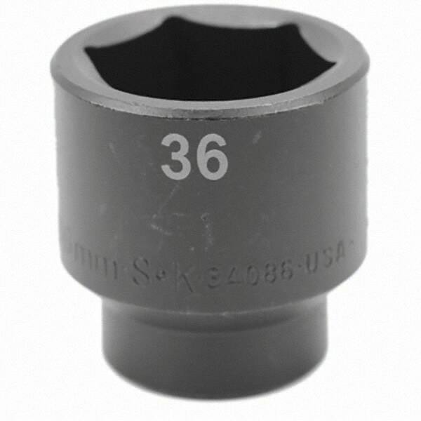SK - Impact Socket - 1/2"DR 36MM IMPACT SOCKET - Americas Industrial Supply