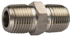 Ham-Let - 3/4" Internal Brass Hex Nipple - 3600 PSI, MNPT x MNPT - Americas Industrial Supply