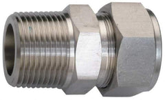 Ham-Let - 1" OD, Grade 316Stainless Steel Male Connector - Comp x MNPT Ends - Americas Industrial Supply