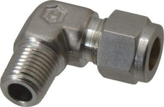Ham-Let - 3/8" OD, Grade 316Stainless Steel Male Elbow - Comp x MNPT Ends - Americas Industrial Supply