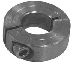 Climax Metal Products - 1-5/8" Bore, Steel, One Piece Clamp Collar - 2-5/8" Outside Diam - Americas Industrial Supply