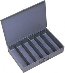 Durham - 18 Inches Wide x 3 Inches High x 12 Inches Deep Compartment Box - Steel , 6 Compartments - Americas Industrial Supply