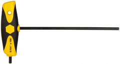 Wiha - 9/64" Hex, T-Handle Cushion Grip, Hex Key - 5-29/32" OAL, Inch System of Measurement - Americas Industrial Supply