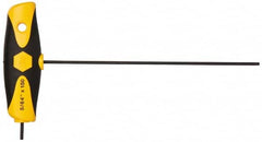 Wiha - 5/64" Hex, T-Handle Cushion Grip, Hex Key - 5-29/32" OAL, Inch System of Measurement - Americas Industrial Supply