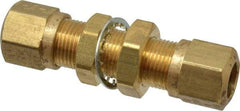Parker - 3/8" OD, Brass Union - 150 Max Working psi, -40 to 200°F, Comp x Comp Ends - Americas Industrial Supply