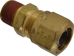 Parker - 5/8" OD, Brass Male Connector - 150 Max Working psi, -40 to 200°F, Comp x MNPT Ends - Americas Industrial Supply