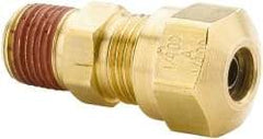 Parker - 3/4" OD, Brass Male Connector - 150 Max Working psi, -40 to 200°F, Comp x MNPT Ends - Americas Industrial Supply