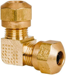 Parker - 5/8" OD, Brass Union Elbow - 150 Max Working psi, -40 to 200°F, Comp x Comp Ends - Americas Industrial Supply