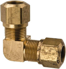 Parker - 1/2" OD, Brass Union Elbow - 150 Max Working psi, -40 to 200°F, Comp x Comp Ends - Americas Industrial Supply