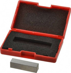 SPI - 0.35" Rectangular Steel Gage Block - Accuracy Grade AS-1, Includes NIST Traceability Certification - Americas Industrial Supply