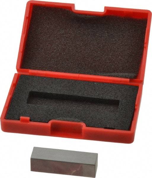 SPI - 0.4" Rectangular Steel Gage Block - Accuracy Grade AS-1, Includes NIST Traceability Certification - Americas Industrial Supply