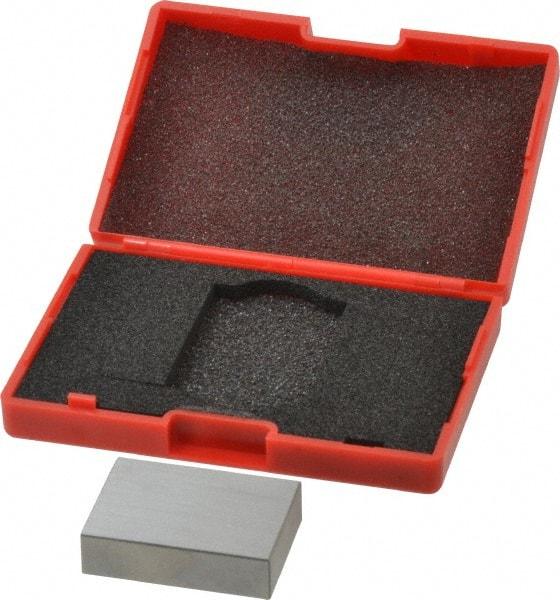 SPI - 0.95" Rectangular Steel Gage Block - Accuracy Grade AS-1, Includes NIST Traceability Certification - Americas Industrial Supply