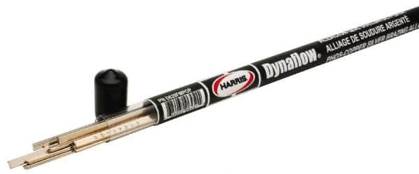 Harris Products - 18 Inch Long, 1/8 Inch Diameter, Bare Coated, Phosphorus Copper, TIG Welding and Brazing Rod - 1/4 Lb. - Exact Industrial Supply