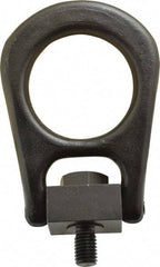 Jergens - 4,000 Lb Load Capacity Forged Center Pull Hoist Ring - 60 Ft/Lb Torque, 5/8 - 11 Thread, Alloy Steel - Americas Industrial Supply