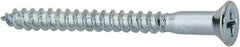 Value Collection - #9, 2" OAL, Phillips Drive, Flat Head Wood Screw - ASME B18.6.1, Zinc Plated Steel, Grade 2 - Americas Industrial Supply