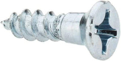 Value Collection - #10, 3/4" OAL, Phillips Drive, Flat Head Wood Screw - ASME B18.6.1, Zinc Plated Steel, Grade 2 - Americas Industrial Supply