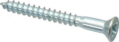 Value Collection - #10, 1-3/4" OAL, Phillips Drive, Flat Head Wood Screw - ASME B18.6.1, Zinc Plated Steel, Grade 2 - Americas Industrial Supply