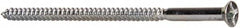 Value Collection - #10, 4" OAL, Phillips Drive, Flat Head Wood Screw - ASME B18.6.1, Zinc Plated Steel, Grade 2 - Americas Industrial Supply