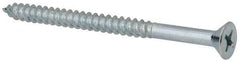 Value Collection - #14, 3-1/2" OAL, Phillips Drive, Flat Head Wood Screw - ASME B18.6.1, Zinc Plated Steel, Grade 2 - Americas Industrial Supply