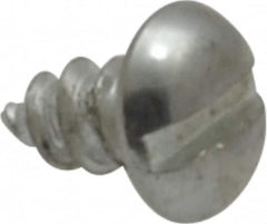 Value Collection - #6 Pan Head Slotted Sheet Metal Screw - Steel, 1/4" Length Under Head, AISI 1016, ASME B18.6.3, ASME B18.6.4 & SAE J933, Grade 1016-1024 - Americas Industrial Supply