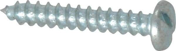 Value Collection - #6 Pan Head Slotted Sheet Metal Screw - Steel, 7/8" Length Under Head, AISI 1016, ASME B18.6.3, ASME B18.6.4 & SAE J933, Grade 1016-1024 - Americas Industrial Supply