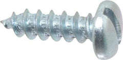 Value Collection - #12 Pan Head Slotted Sheet Metal Screw - Steel, 3/4" Length Under Head, Grade 2 - Americas Industrial Supply