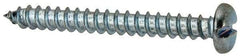 Value Collection - #12 Pan Head Slotted Sheet Metal Screw - Steel, 2" Length Under Head, Grade 2 - Americas Industrial Supply