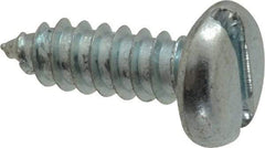 Value Collection - #14 Pan Head Slotted Sheet Metal Screw - Steel, 3/4" Length Under Head, Grade 2 - Americas Industrial Supply