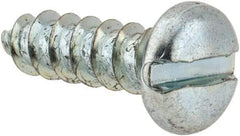 Value Collection - #14 Pan Head Slotted Sheet Metal Screw - Steel, 7/8" Length Under Head, Grade 2 - Americas Industrial Supply