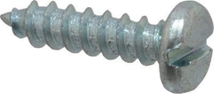Value Collection - #14 Pan Head Slotted Sheet Metal Screw - Steel, 1" Length Under Head, Grade 2 - Americas Industrial Supply