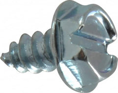Value Collection - #10 Hex Washer Head Slotted Sheet Metal Screw - Steel, 3/8" Length Under Head, Grade 2 - Americas Industrial Supply