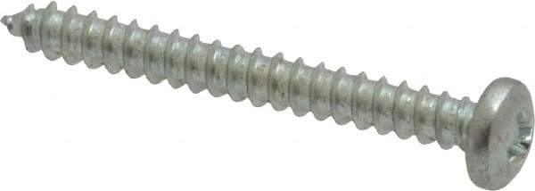 Value Collection - #4 Pan Head Phillips Sheet Metal Screw - Steel, 1" Length Under Head, Grade 2 - Americas Industrial Supply