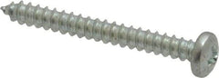 Value Collection - #4 Pan Head Phillips Sheet Metal Screw - Steel, 1" Length Under Head, Grade 2 - Americas Industrial Supply