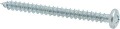 Value Collection - #6 Pan Head Phillips Sheet Metal Screw - Steel, 1-1/2" Length Under Head, Grade 2 - Americas Industrial Supply