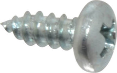 Value Collection - #7 Pan Head Phillips Sheet Metal Screw - Steel, 3/8" Length Under Head, Grade 2 - Americas Industrial Supply
