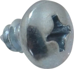 Value Collection - #8 Pan Head Phillips Sheet Metal Screw - Steel, 1/4" Length Under Head, Grade 2 - Americas Industrial Supply