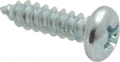 Value Collection - #8 Pan Head Phillips Sheet Metal Screw - Steel, 5/8" Length Under Head, Grade 2 - Americas Industrial Supply